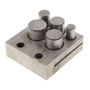 Rundscheibenschneider 5 Locher Set, Metall Kreisschneiden Stanzen, Juwelier Werkzeug - Bild 1 von 4