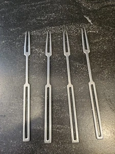 Set Of 4 Dansk Designs France IHQ Fondue Forks Kobenstyle Jens Quistgaard MCM - Picture 1 of 3