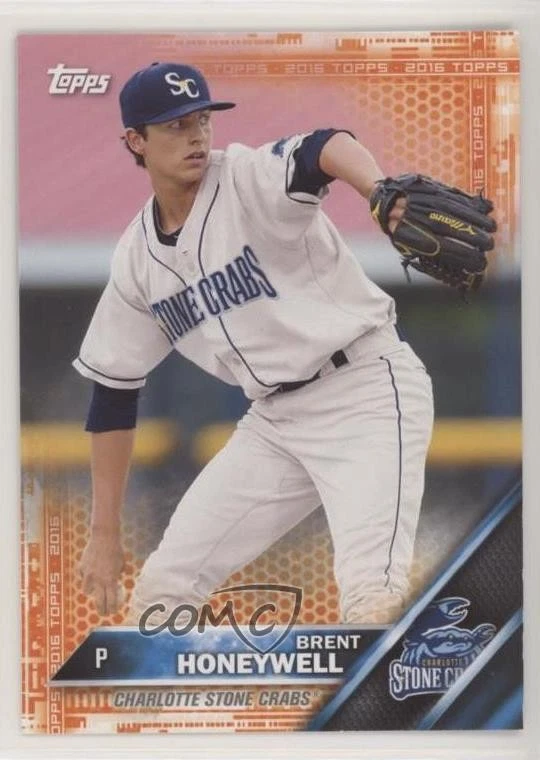 2016 Topps Pro Debut Orange /25 Brent Honeywell #15 - Image 1 of 2