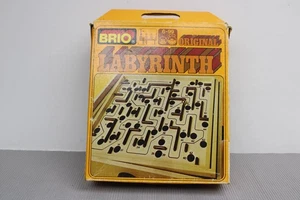 Brio Original Labyrinth Wooden Vintage Maze Roller Ball Game Sweden #35310 - Picture 1 of 6