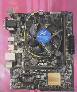 ASUS H110M K Mainboard & Intel Core i3-6100 ohne RAM - Bild 1 von 4