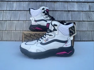 Vans MTE Crestline Gore-Tex Shoes Hiking Boots White /Black Men's Size 9.5 NEW - Picture 1 of 14