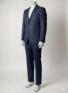 J. Traje de hombre Crew Ludlow ajustado 100 % lino irlandés 42R - 34x30 - Imagen 1 de 24