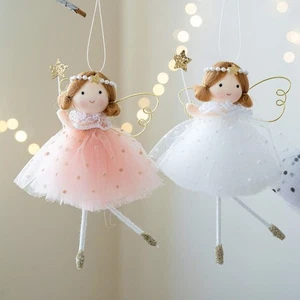 Handmade Xmas Tree Pendant Cartoon Angel Angel Girl Ornaments Children Gifts - Picture 1 of 10