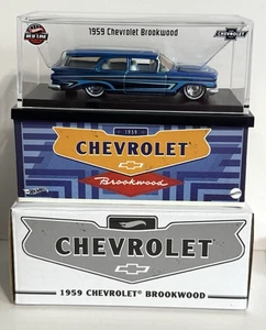 Hot Wheels Collectors RLC  1959 CHEVROLET BROOKWOOD Low Rider Wagon~Spectra Blue - Picture 1 of 4