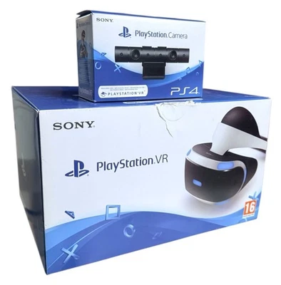 Original Sony PlayStation 4 VR Brille für PS4 Konsolen CUH-ZVR1 | mit Kamera - Bild 1 von 4