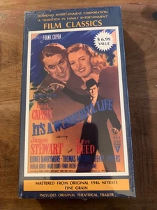 It's a Wonderful Life Film Classics (VHS, 1990) New/Sealed - Picture 1 of 4