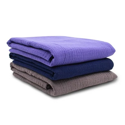 3x Double Gauze Musselin Set je 0,5m x 1,35m Stoff 100% Baumwollstoff Set 26 - Bild 1 von 4