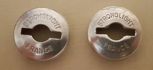 Stronglight Tappi Cover Caps Parapolvere Pedivella Guarnitura Bici Epoca Eroica - Foto 1 di 6