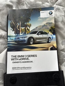 Owners Manual For BMW 3 Series With E Drive Year 2016 Comes In BMW Wallet - Picture 1 of 4