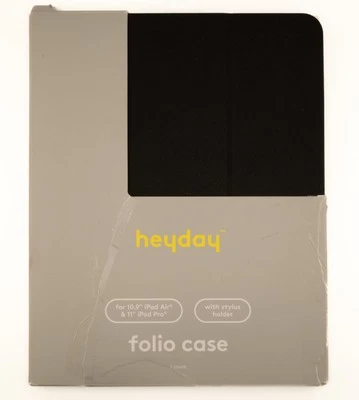 Apple iPad Air 10.9 inch and iPad Pro 11 inch Case - heyday Black Saffiano - Image 1 of 2