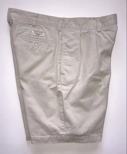 Polo Tyler vintage pantaloncino uomo 36 beige Ralph Lauren classico chino plissettato anni 90 USA - Foto 1 di 15