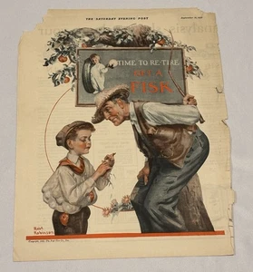 VTG 1925 Fisk Tires Tire Saturday Evening Post Magazine Advertisement Print Ad - Picture 1 of 10