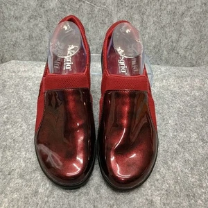 Alegria Womens Duette Plumtastic EU 41 US 10.5 Comfort Nurse Shoe Red - Picture 1 of 18