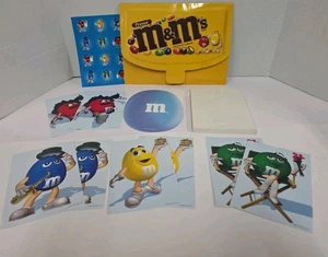 Mars M&M's Vintage Memorabilia Postcards Stickers Paper Red Green Blue Yellow - Picture 1 of 12