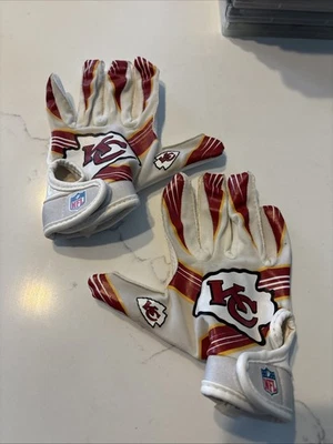 堪萨斯城酋长队足球接收器手套,青少年 XS/S,富兰克林,NFL — 第 1/4 张图片