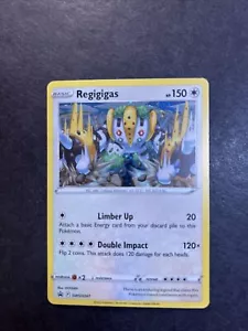 Tarjeta promocional Regigigas SWSH247 Cosmos Holo rara origen perdido Pokémon JCC casi nueva/como nueva - Imagen 1 de 1
