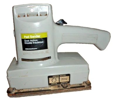 Penncraft Dual Action Pad Sander Model 4961C 4000 OPM Made in USA Vintage Tested - Image 1 of 4