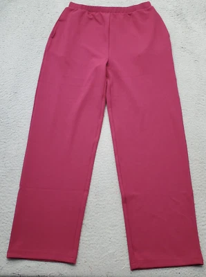 Pantalón Blair Mujer Pequeño Pequeño Rosa Bolsillos Cintura Elástica Pull On Foto 1 de 4