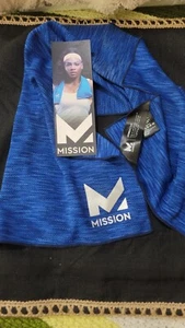 NWT Mission Original cooling towel, blue, 10 in. x 33 in. - Picture 1 of 8