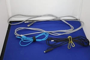 3 USB I phone chargers 4 foot, 6 foot and 10 foot lengths - Photo 1 sur 5