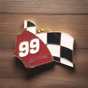 Vintage Jeff Burton #99 Nascar Coca-Cola Racing Puzzle Piece Lapel Pin 1998 - Picture 1 of 3