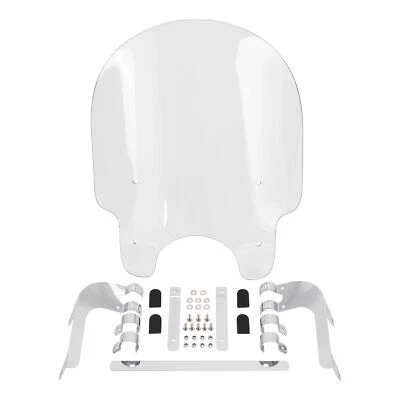 39mm Clamps Windscreen Windshield For Harley-Davidson Sportster XL 883 1200 XLH - Image 1 of 4