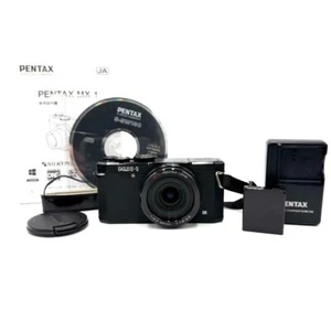 SC:230 [EXC+5] Pentax MX-1 12.0MP CMOS Digital Camera Classic Black From JAPAN - Picture 1 of 11