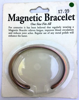 Pulsera Magnética - Tono Cobre, Unisex, Diseño Cepillado - NUEVA Foto 1 de 4