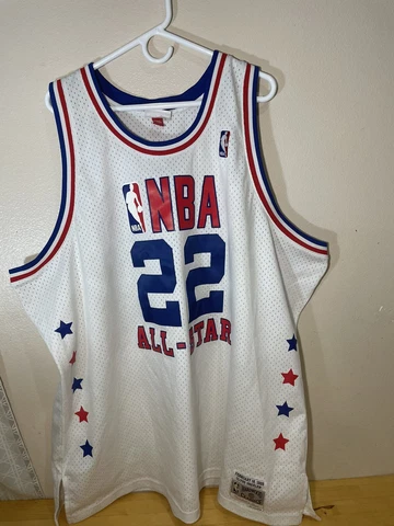 clyde drexler mitchell and ness all star jersey sz 4XL Cover