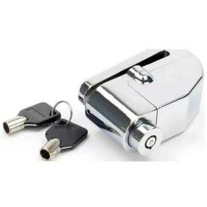 Mammoth Motorcycle Bike Scooter Disc Lock Alarm 110 Decibel Silver New - Picture 1 of 2