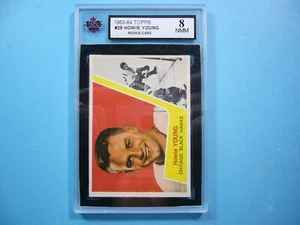 1963/64 TOPPS NHL HOCKEY CARD #29 HOWIE YOUNG ROOKIE KSA 8 NM/MINT SHARP+ TOPPS - Picture 1 of 4