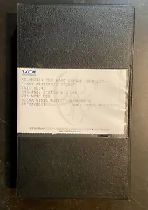 Super RARE Disney Promo Tape Atlantis Cast Awareness Video Work Order 1127657 - Foto 1 di 3