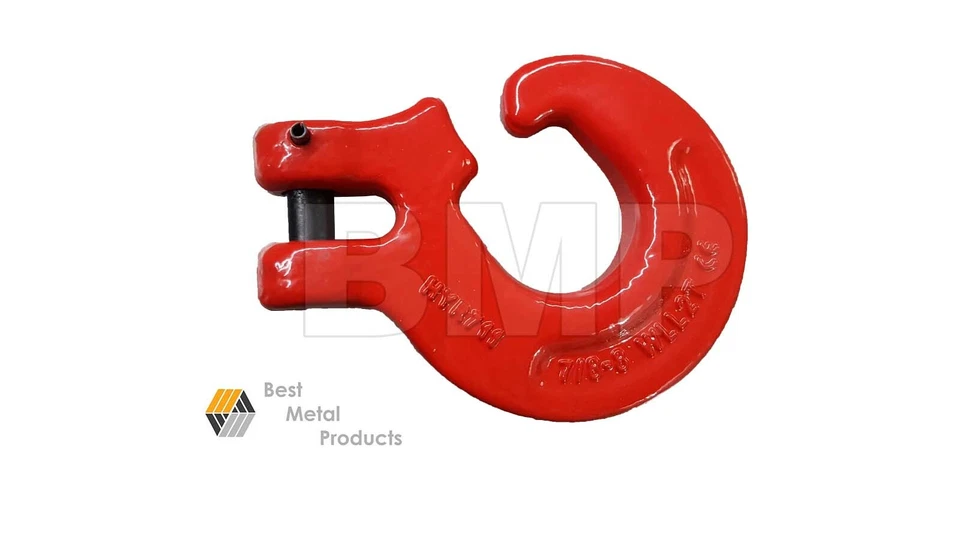 BEST-METAL-PRODUCTS (BMP) (4) Heavy Duty Logging Chain Chocker Forestry Sling Slip Tractor Hook 0900107