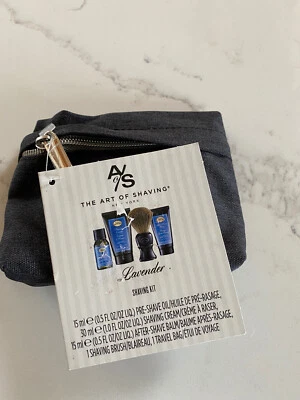 $30 The Art of Shaving Kit de inicio de afeitado para hombre con bolsa - Aceite esencial de lavanda Foto 1 de 4