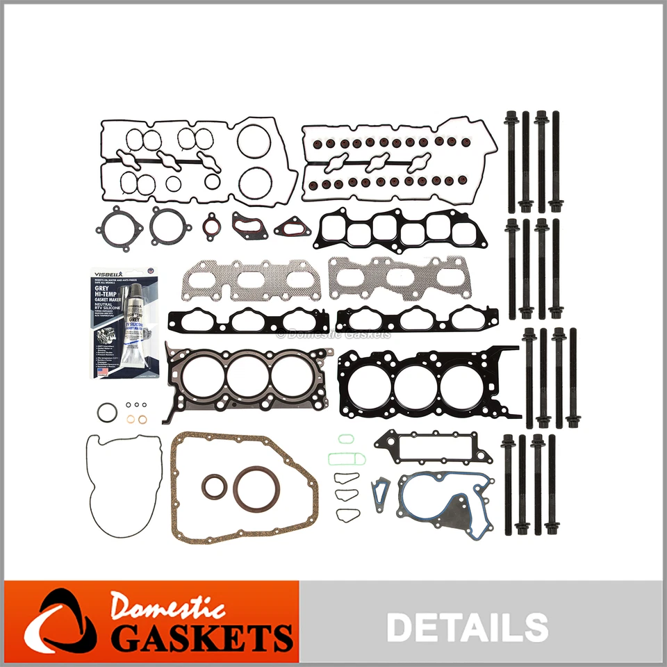 Juego completo de juntas pernos de cabeza para Hyundai Kia Sedona Sorento DOHC 3.8 Foto 1 de 4