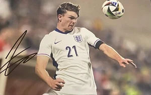 Football - Tyler Dibling - Hand Signed 12x8 Inch Photograph - England - COA - Picture 1 of 1