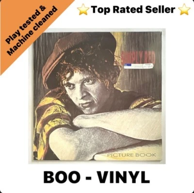 Simply Red Picture Book 12" Vinyl LP 1985 Elektra Records EKT 27 VG+ / EX - Image 1 of 4