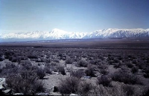 Orig 1940's Slide, American Scenery, Sierra Nevada Mountain Range - Picture 1 of 1