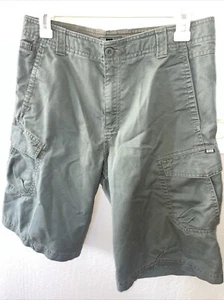 REI Kids XXL 16/18 green Cotton Cargo Shorts Hiking Outdoors S3 - Picture 1 of 9