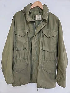 Vtg 60s M-65 Field Jacket Vietnam US Army Military Alpha Industries '67 OG-107 M - Picture 1 of 14