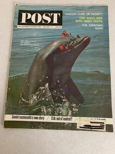 Vintage Post Magazine Saturday Evening Post Ads Advertisement January 4-11,1964 - Picture 1 of 12