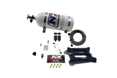 Nitrous Express 4150 Hitman 4-BBL 100-200HP Kit w 10LB Bottle NX-40040-10 - Image 1 of 4