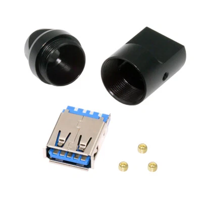 USB 3.0 Type-A Female Socket Receptacle Connector Solder Type with Shell 6.0mm - Image 1 of 4