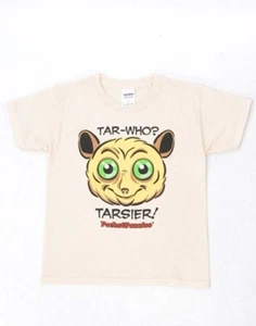 SPECIAL SALE--Youth T-shirt w/ Tarsier Image and funny saying ON SALE NOW - Picture 1 of 2