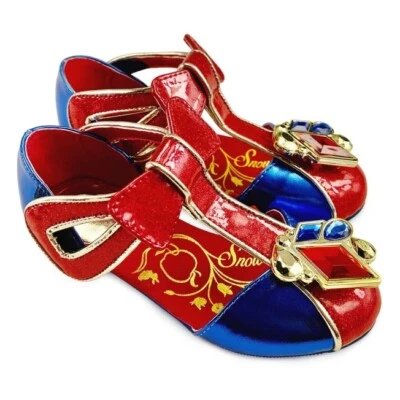 Disney Store Snow White Girls Costume Dress Shoes Princess Gems Seven Dwarfs NEW - Image 1 of 4