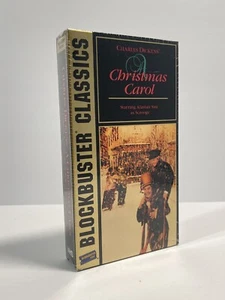 A Christmas Carol VHS 1951 Alastair Sim Charles Dickens Blockbuster Classic - Picture 1 of 6