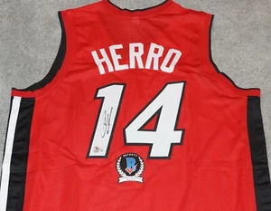 TYLER HERRO Miami Heat #14 Signed RED Basketball Jersey + BECKETT COA - Picture 1 of 4