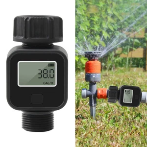 Medidor de agua de manguera digital de 3/4" mide consumo y caudal de agua con conector - Imagen 1 de 9