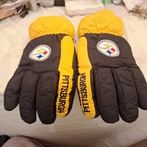 Guantes Wells Lamont Pittsburg Steelers para clima frío XL desgaste menor - Imagen 1 de 5